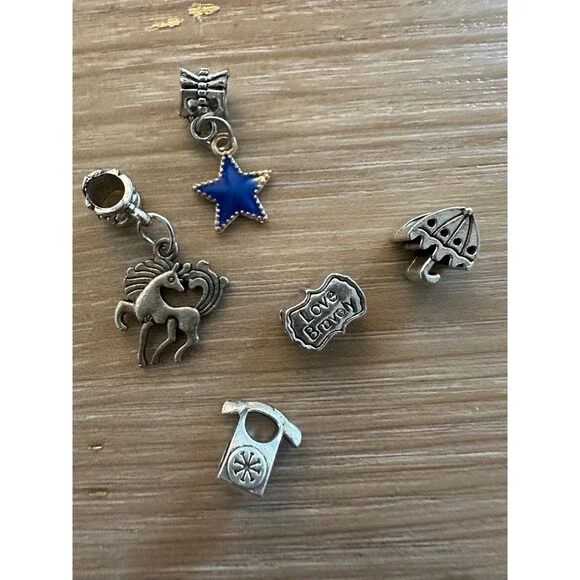Bracelet Charm Bundle Silver Tone (16) - Picture 4 of 4